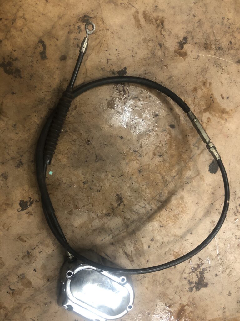 2000 Twin Cam 88 Clutch Cable and Cover