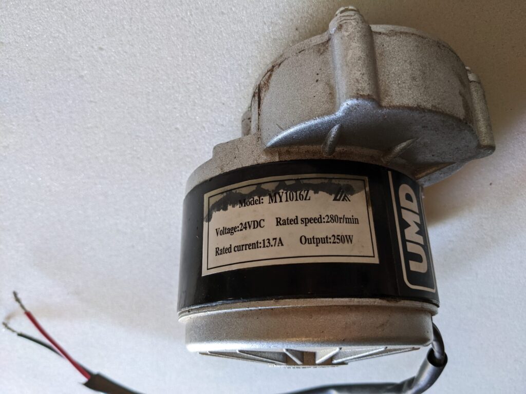 Younet permanent magnet DC speed reduction brush motor MY1016Z2 250W 36V