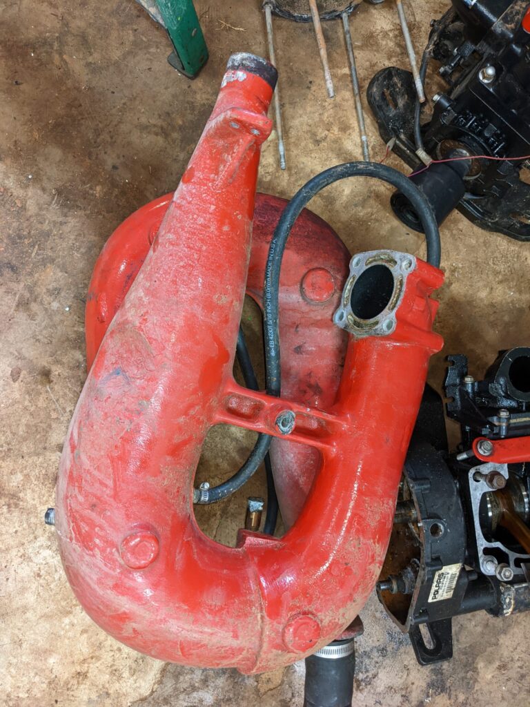 POLARIS SL 700 EXHAUST PIPE HEAD CHAMBER SLT 1260699