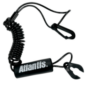 Black Jet Ski Floating Lanyard