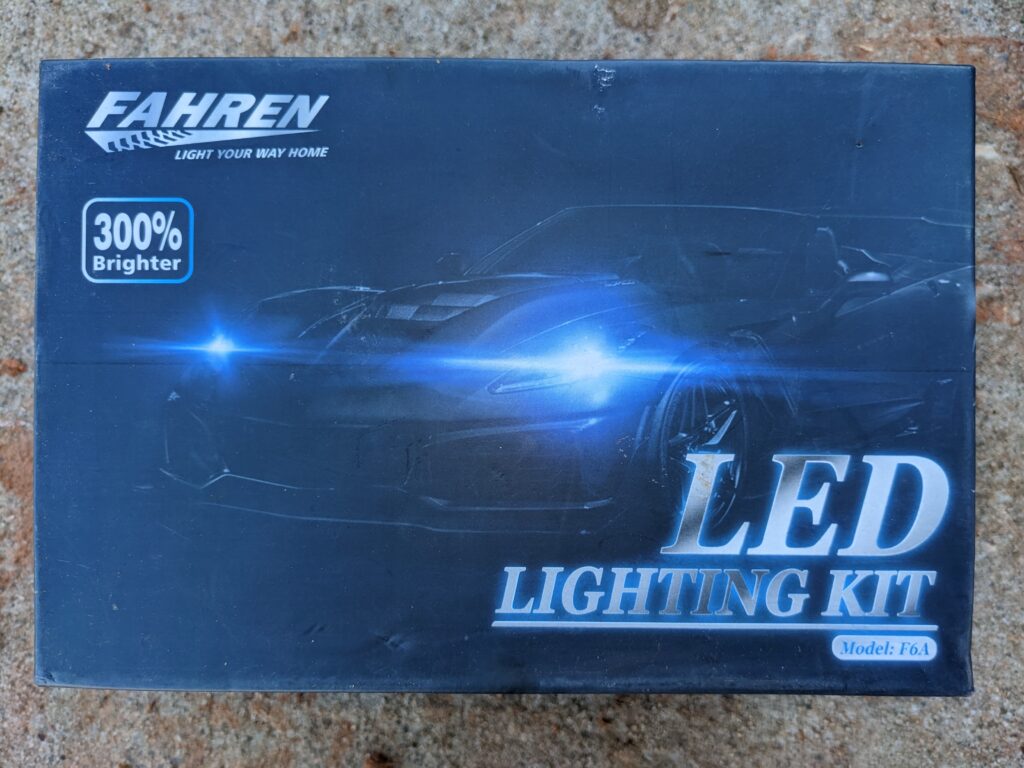 Fahren Model F6A 300% Brighter Car Auto LED Lighting Kit for Automobiles