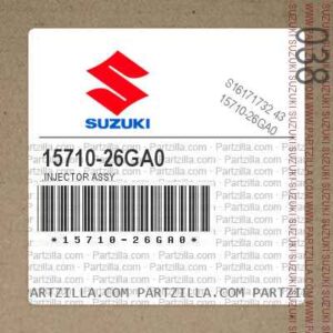 Genuine OEM Suzuki Fuel Injector 15710-26GA0