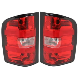 Halogen Tail Lights Brake Lamps For 2007-2013 Chevy Silverado 1500 2500 3500 HD
