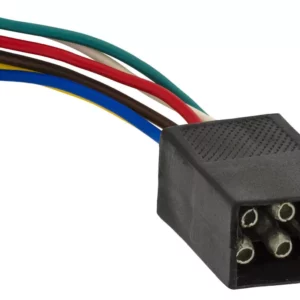 6 Way Color Coded (Male) Trailer Harness Connector