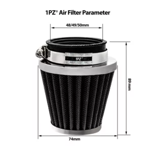 Carburetor Air Filter Intake Cleaner Pod 50mm for Motorcycle