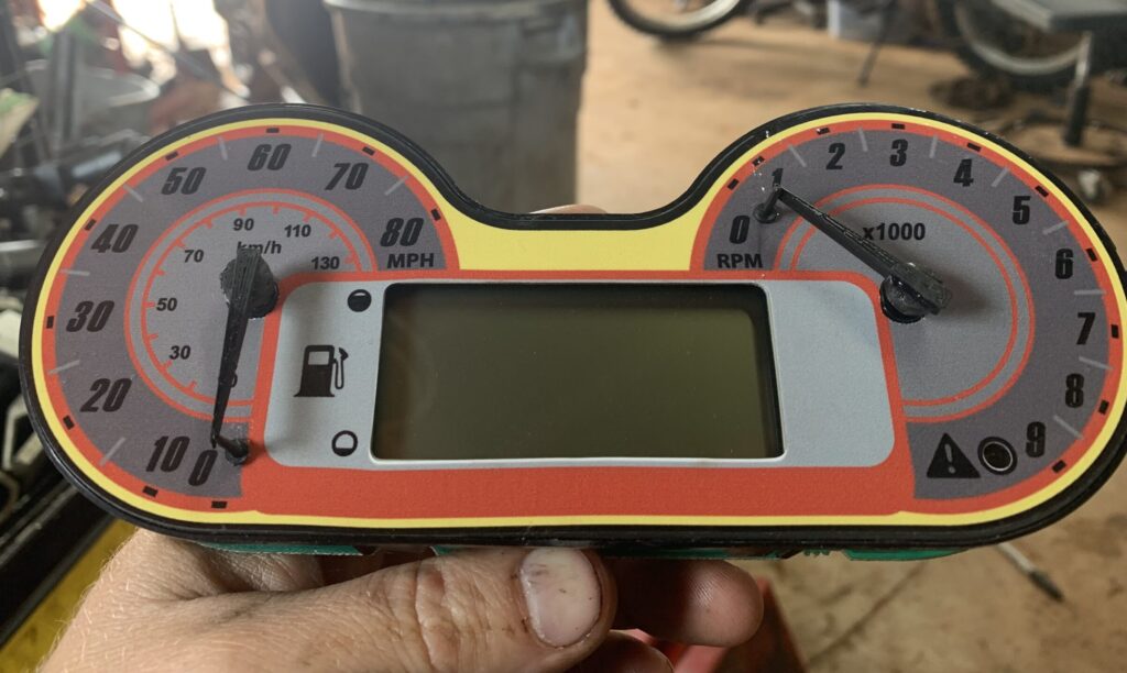 Seadoo Guage Cluster Decal and Needle Kit