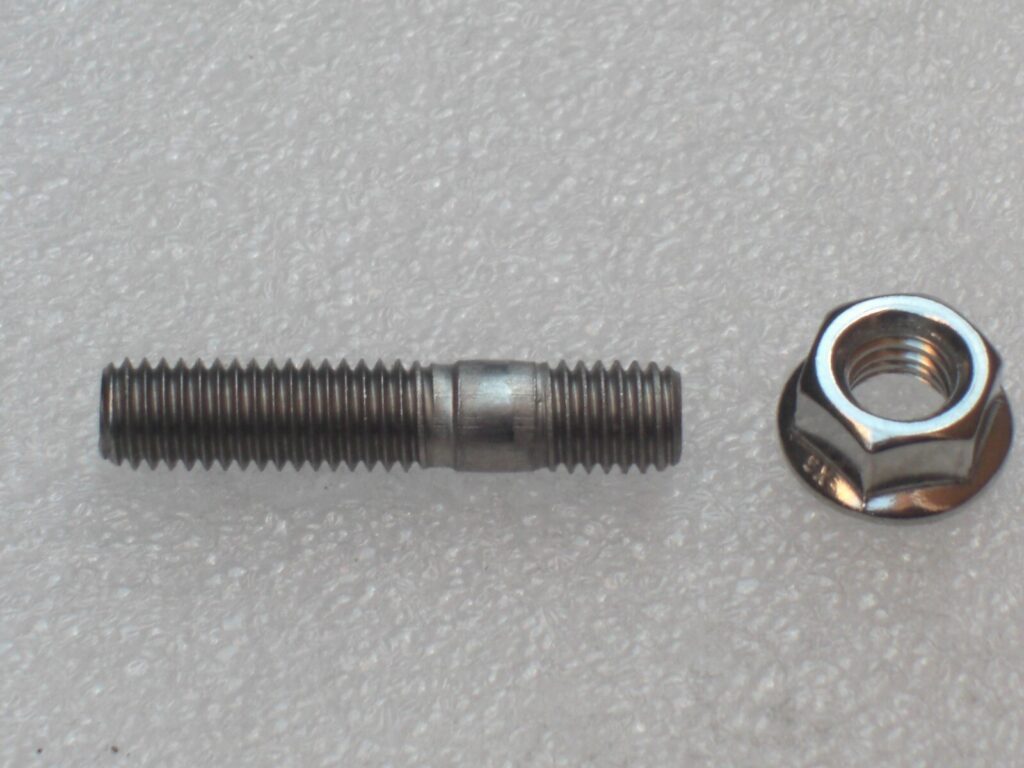 M8 Stainless Exhaust Stud & Flange Nut Yamaha